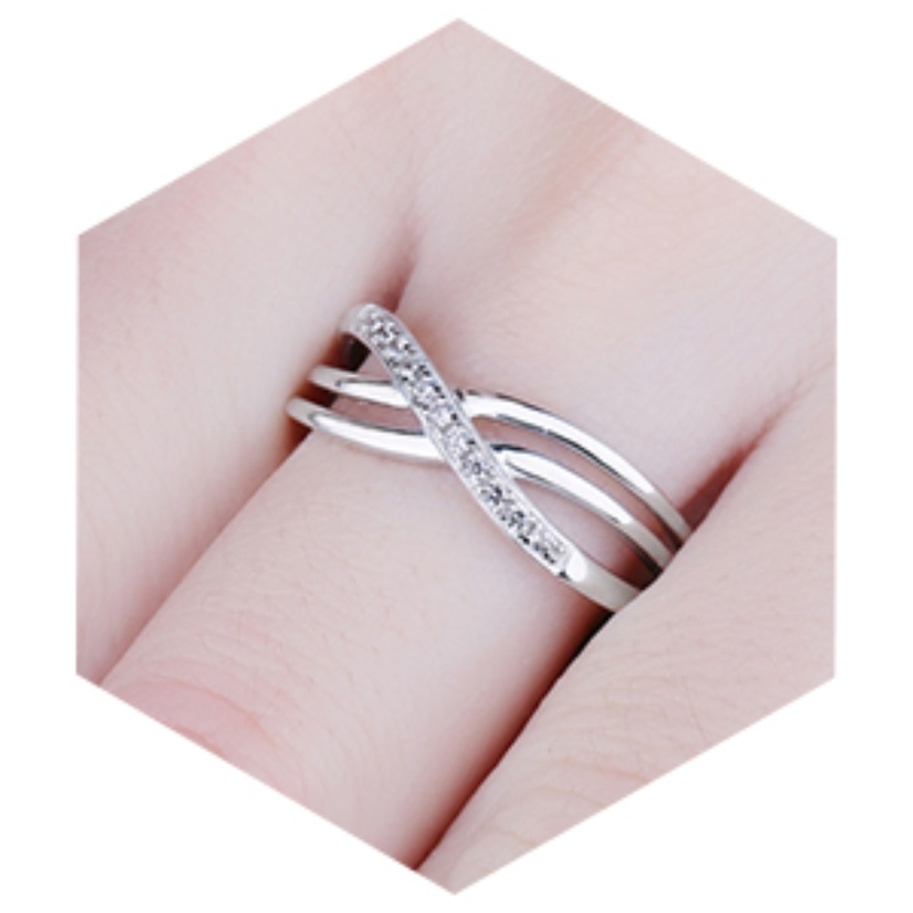 Infinity Knot Sterling Silver Ring - image 5